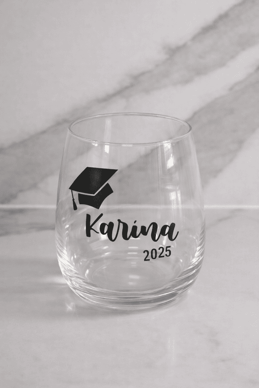 Graduation Celebration Glass