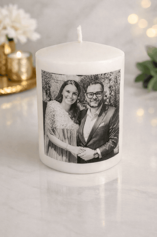Personalized Photo Memory Candle