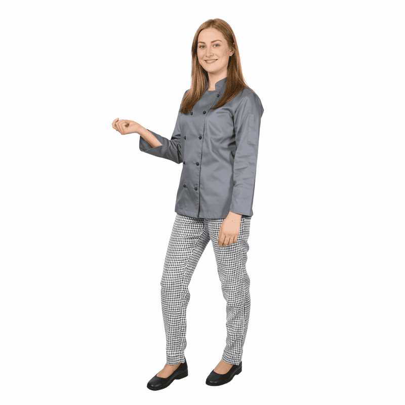 Women’s Professional Chef Jacket – Twill Cotton Blend