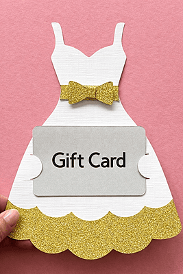 Dress Gift Card Holder