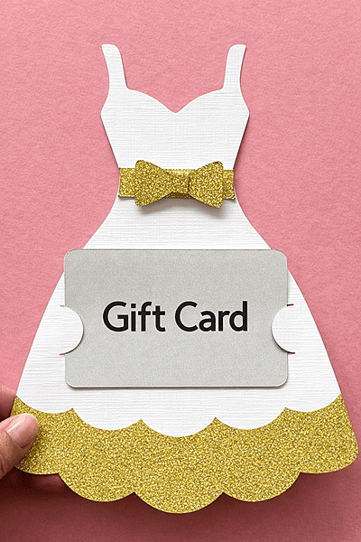 Dress Gift Card Holder