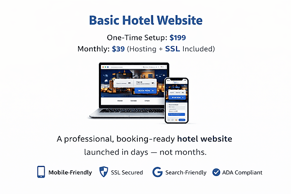 Basic Hotel Website