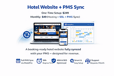 Hotel Website + PMS Sync