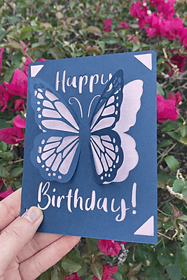 Butterfly Pop Up Birthday Card