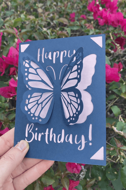 Butterfly Pop Up Birthday Card
