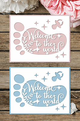 Welcome to the World Baby Card