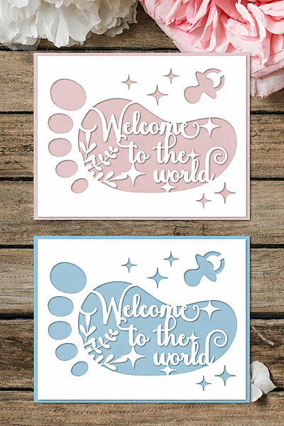 Welcome to the World Baby Card
