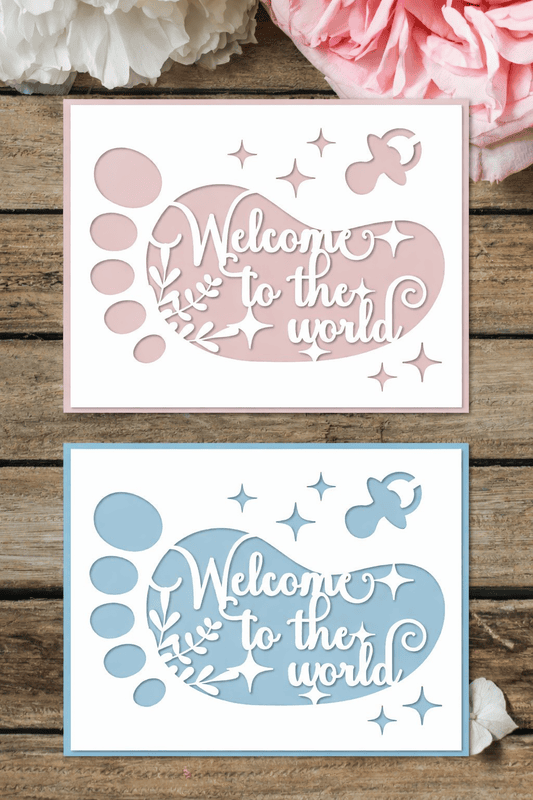 Welcome to the World Baby Card