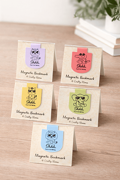 Animal Magnetic Bookmark Set