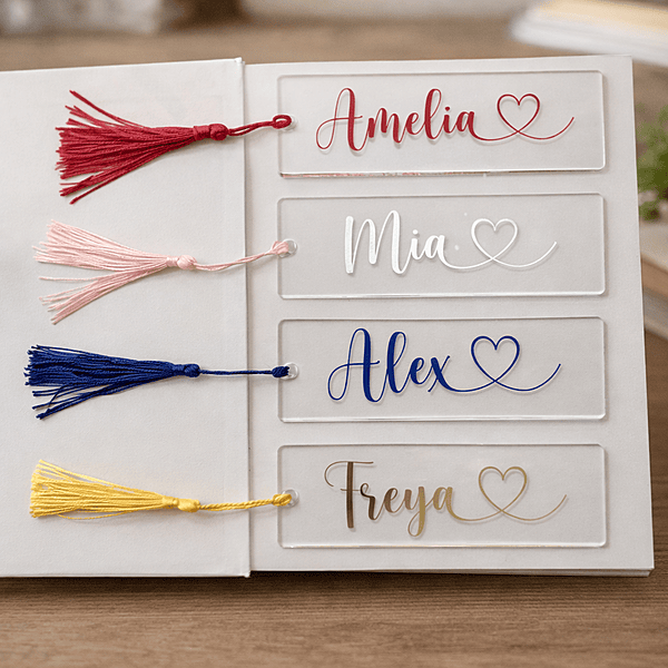 Acrylic Name Bookmark