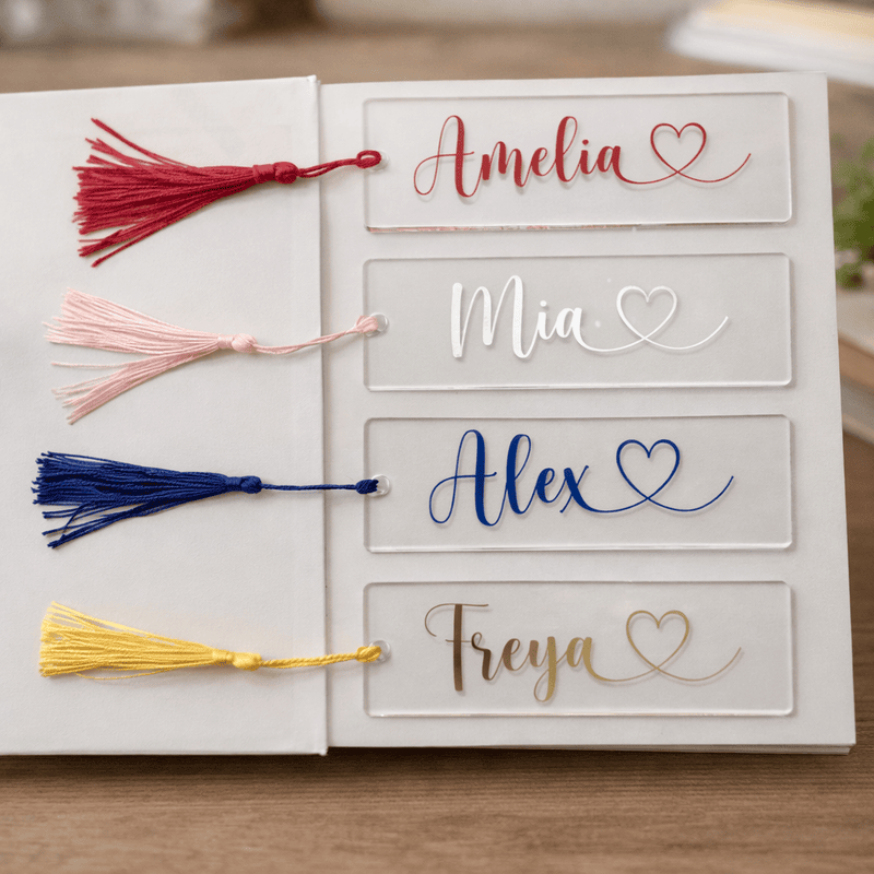 Acrylic Name Bookmark