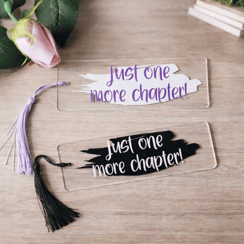 Quote Acrylic Bookmark