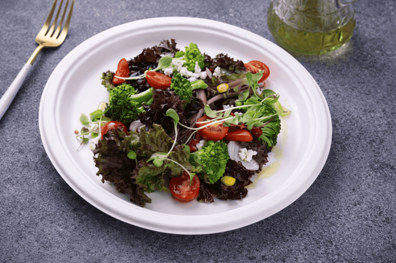 6 Inch Bagasse Plate Round | Mini Plates | Best For Sweets & Sauces