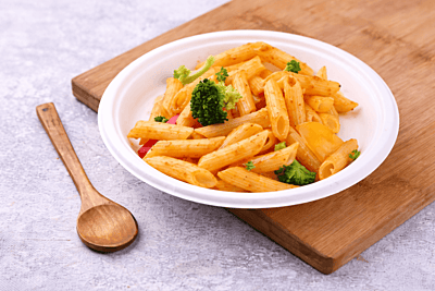 7 Inch Bagasse Plate Round | Eco Plates | Best For Snacks & Poha