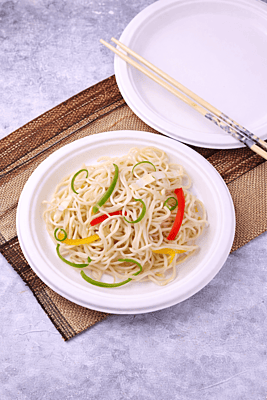 6 Inch Bagasse Plate Round | Mini Plates | Best For Sweets & Sauces