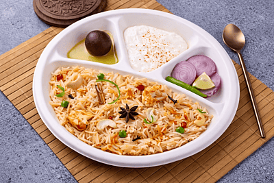 11 Inch 4CP Bagasse Plate | Thali Plates | Best For Meal