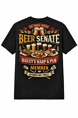 Hailey's Beer Senate Member's Tee