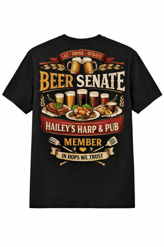 Hailey's Beer Senate Member's Tee