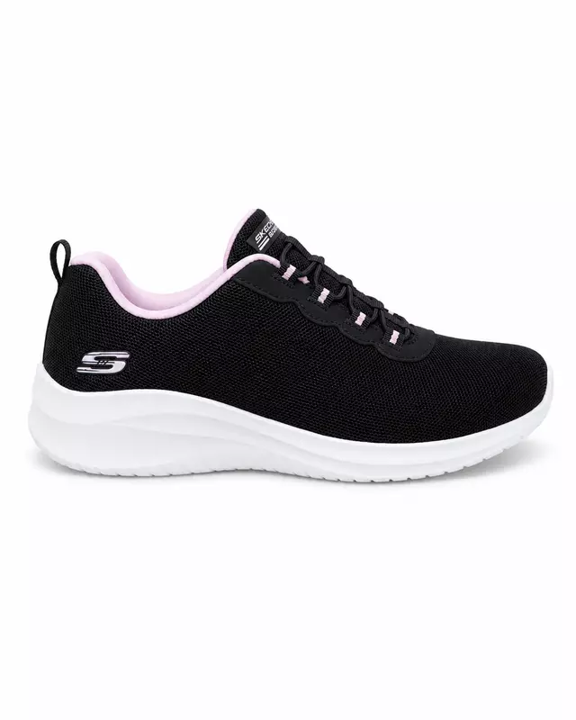 Skechers BOBS Women's Walking Sneaker – Black/Pink - حذاء سكيتشرز BOBS النسائي للمشي – أسود / وردي