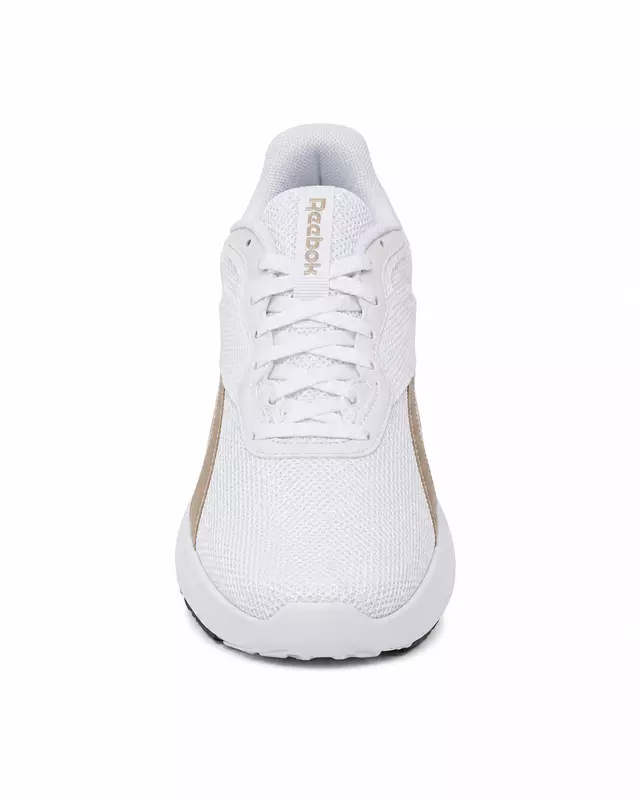 Reebok Women's Running & Walking Sneaker  حذاء ريبوك الرياضي النسائي للمشي والجري - أبيض/ذهبي شامبين