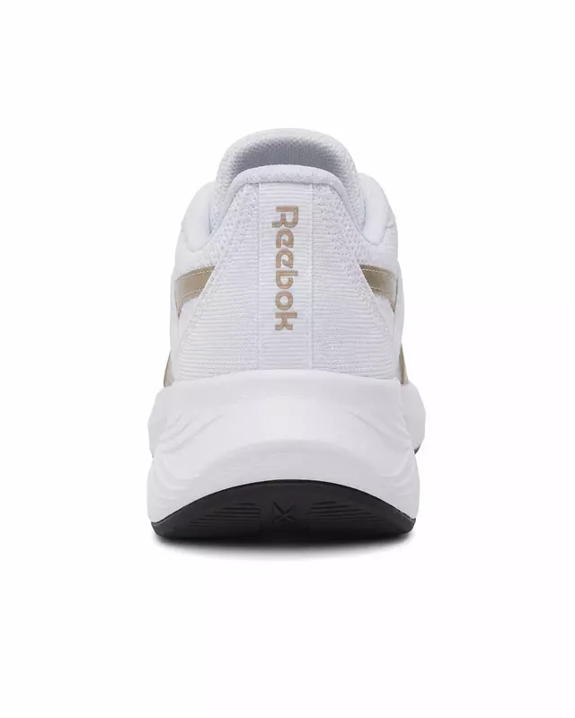 Reebok Women's Running & Walking Sneaker  حذاء ريبوك الرياضي النسائي للمشي والجري - أبيض/ذهبي شامبين