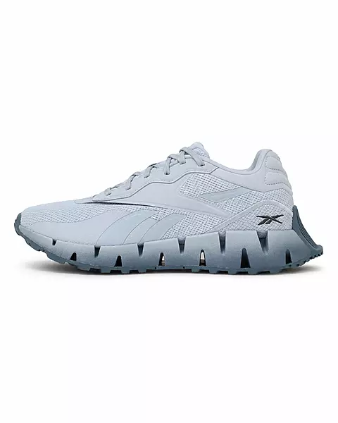 Reebok Zig Dynamica 4 Adventure - حذاء ريبوك النسائي للمشي – رمادي فاتح / أزرق