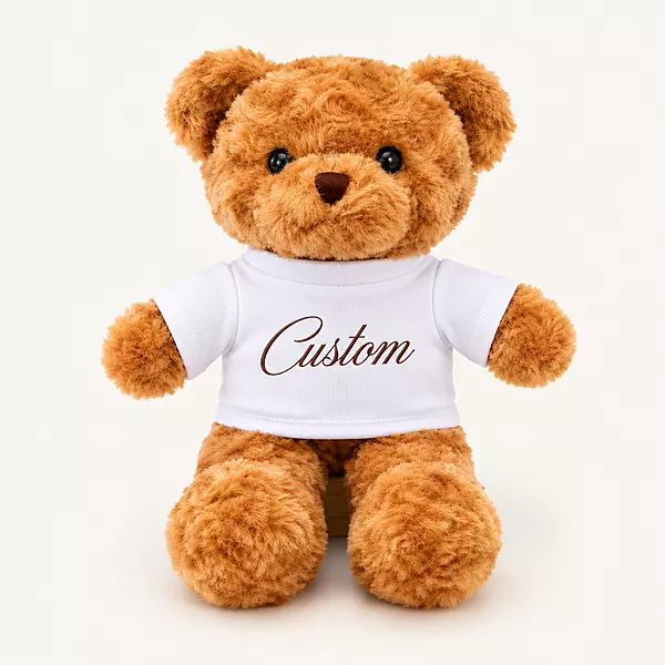 Customized Stuffed Plush Toy Teddy Bear With T-Shirt