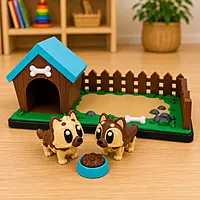 Doggie Kennel Play Set
