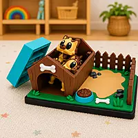 Doggie Kennel Play Set