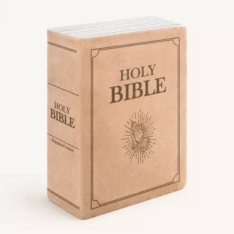 Bible Shaped Plush Pillow