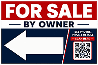 FSBO Directional Yard Sign