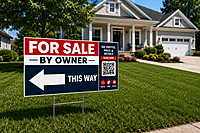 FSBO Directional Yard Sign