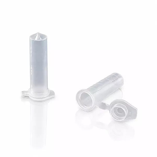 2.0ml Microcentrifuge Tubes without safe lock, Conical bottom, Clear, Non-Sterile, DNase & RNase Free, Bulk Pack