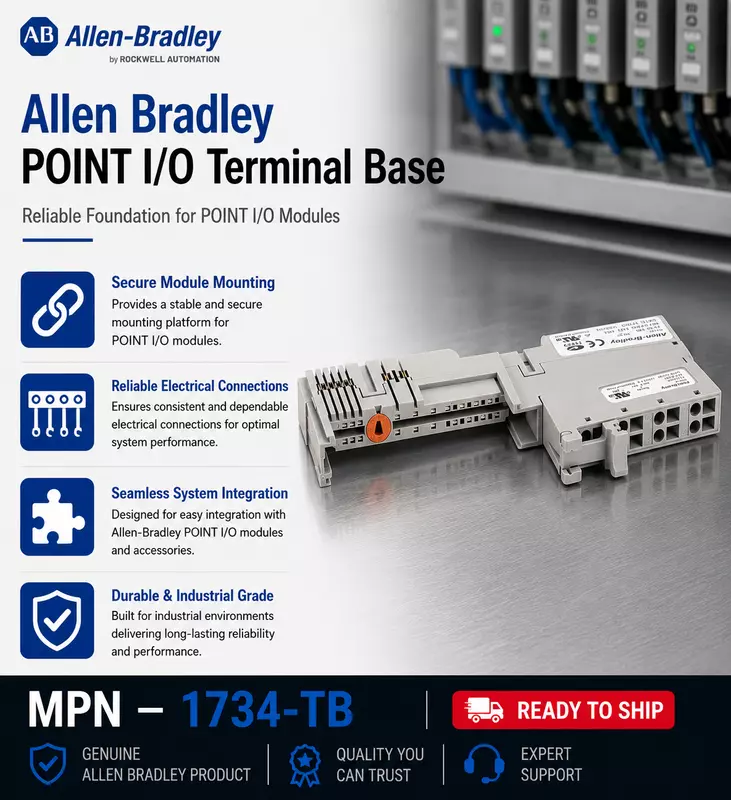 Allen Bradley Point I/O Terminal Base