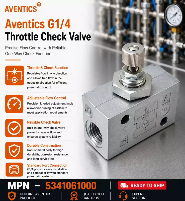 Aventics Throttle Check Valve G1/4"