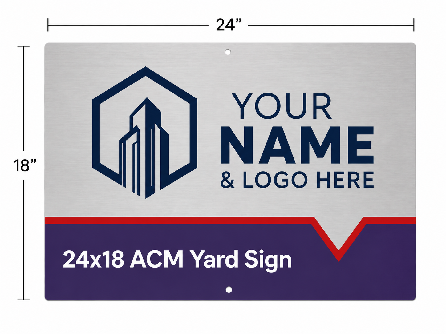For Sale Main Sign - 24x18 ACM