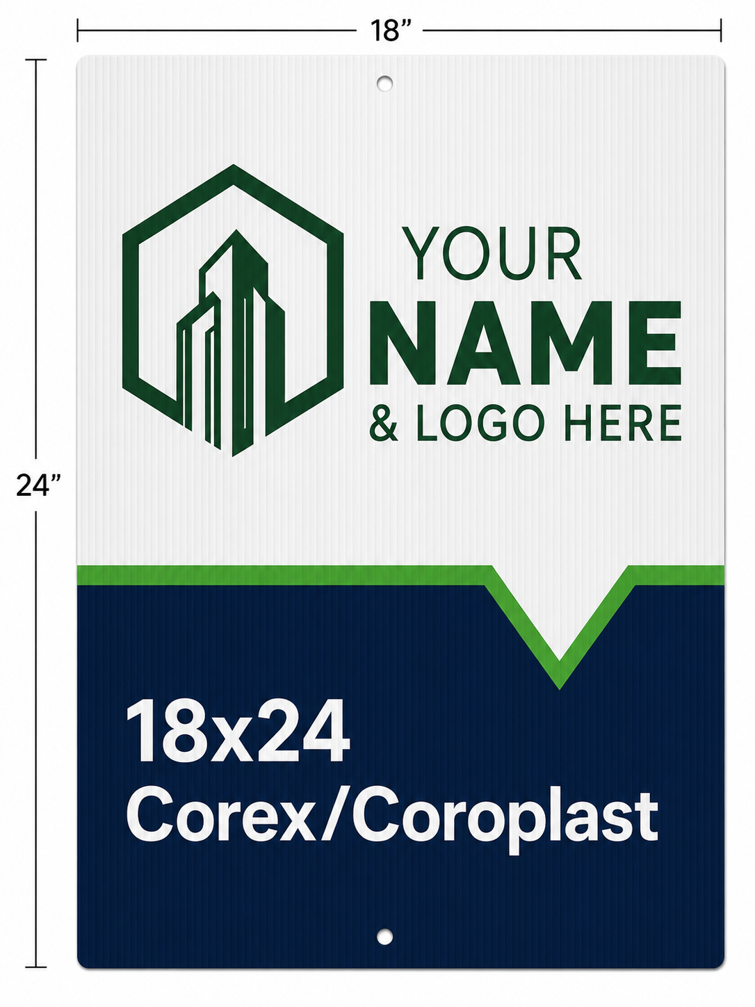 For Sale Main Sign - 18x24 Corex