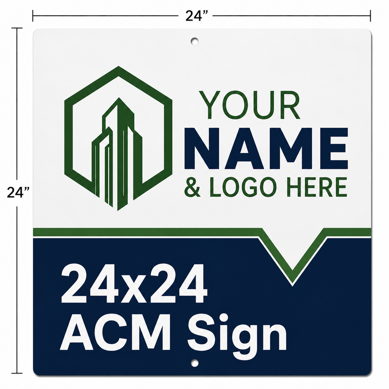 For Sale Main Sign - 24x24 ACM