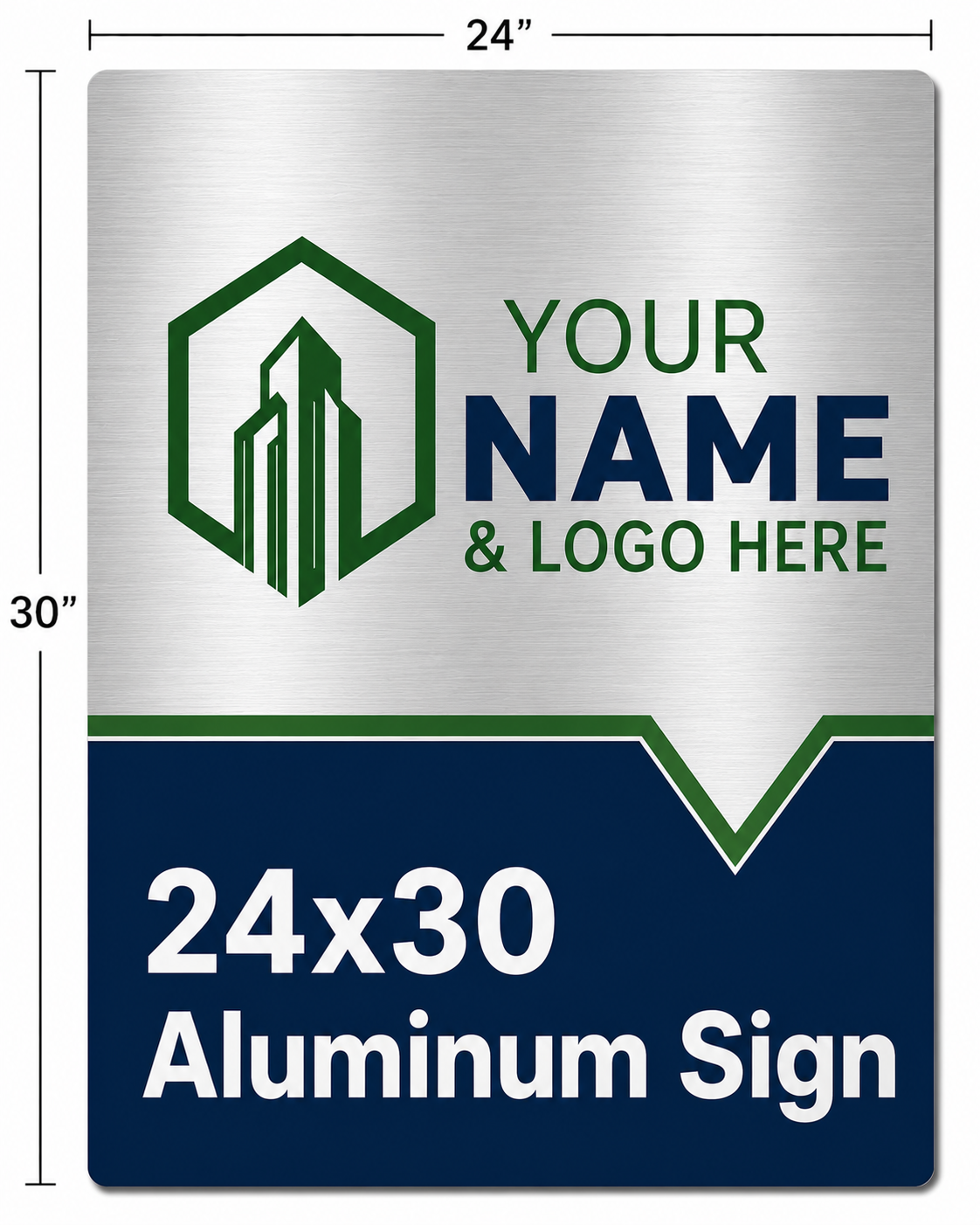 For Sale Main Sign - 24x30 Aluminum