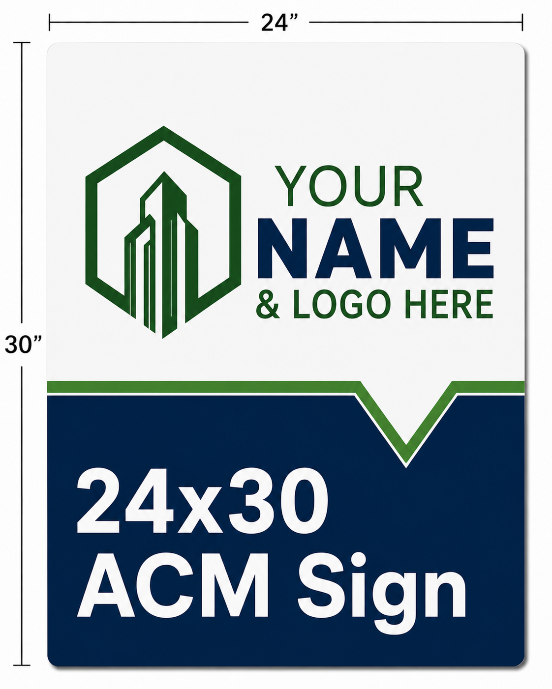 For Sale Main Sign - 24x30 ACM