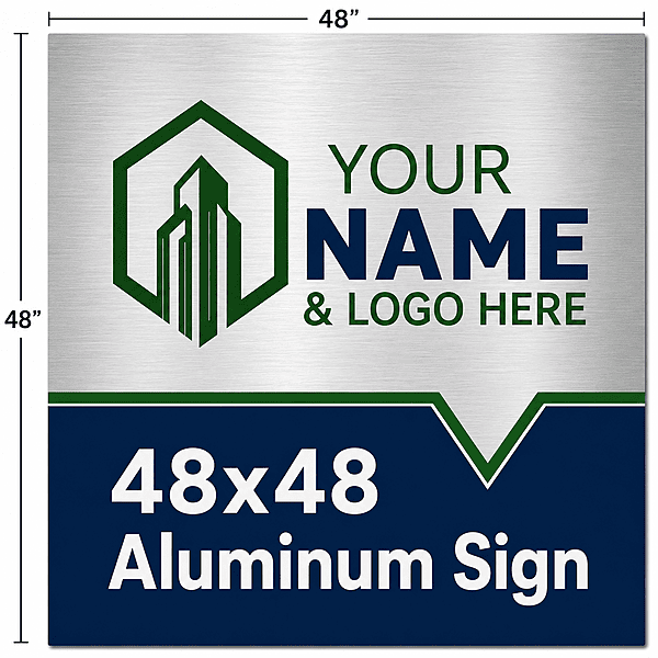 For Sale Main Sign - 48x96 Aluminum