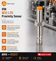 IFM Proximity Sensor M12  L70