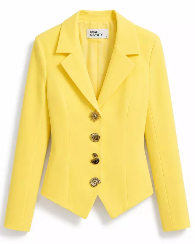 Tailored Single-Breasted Blazer
