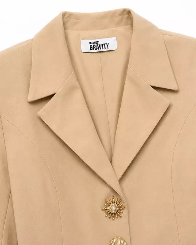 Tailored Single-Breasted Blazer