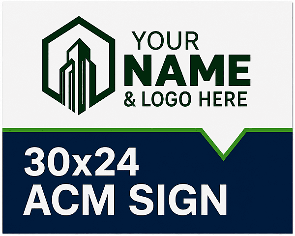 For Sale Main Sign - 30x24 ACM