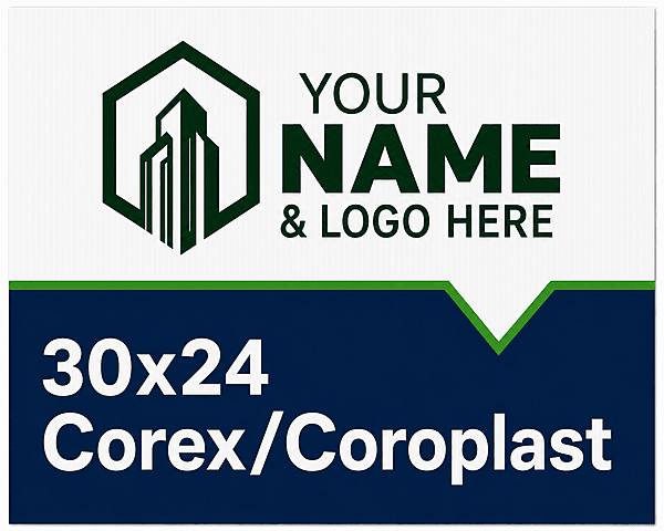 For Sale Main Sign - 30x24 Corex