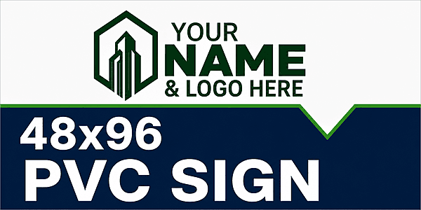 For Sale Main Sign - 48x96 PVC