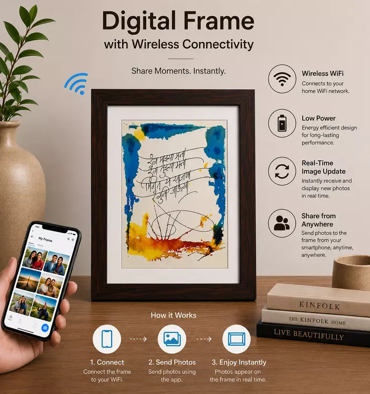 A4 size Table Top / wall hanging frame