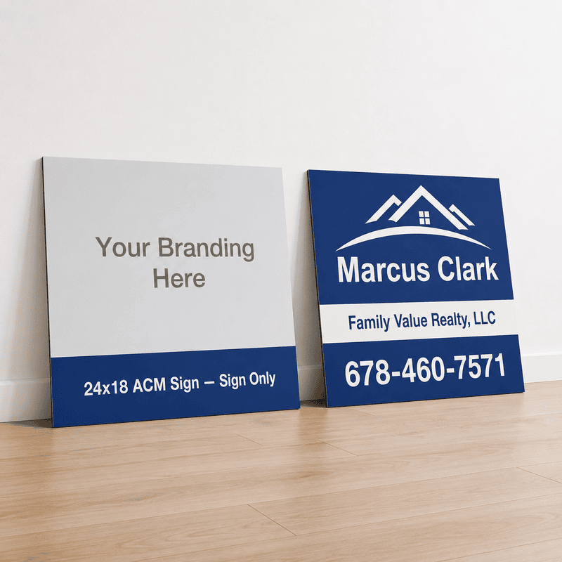 24x18 ACM Sign — Sign Only