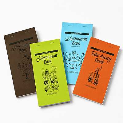 Restaurant Book Carbonless Duplicate